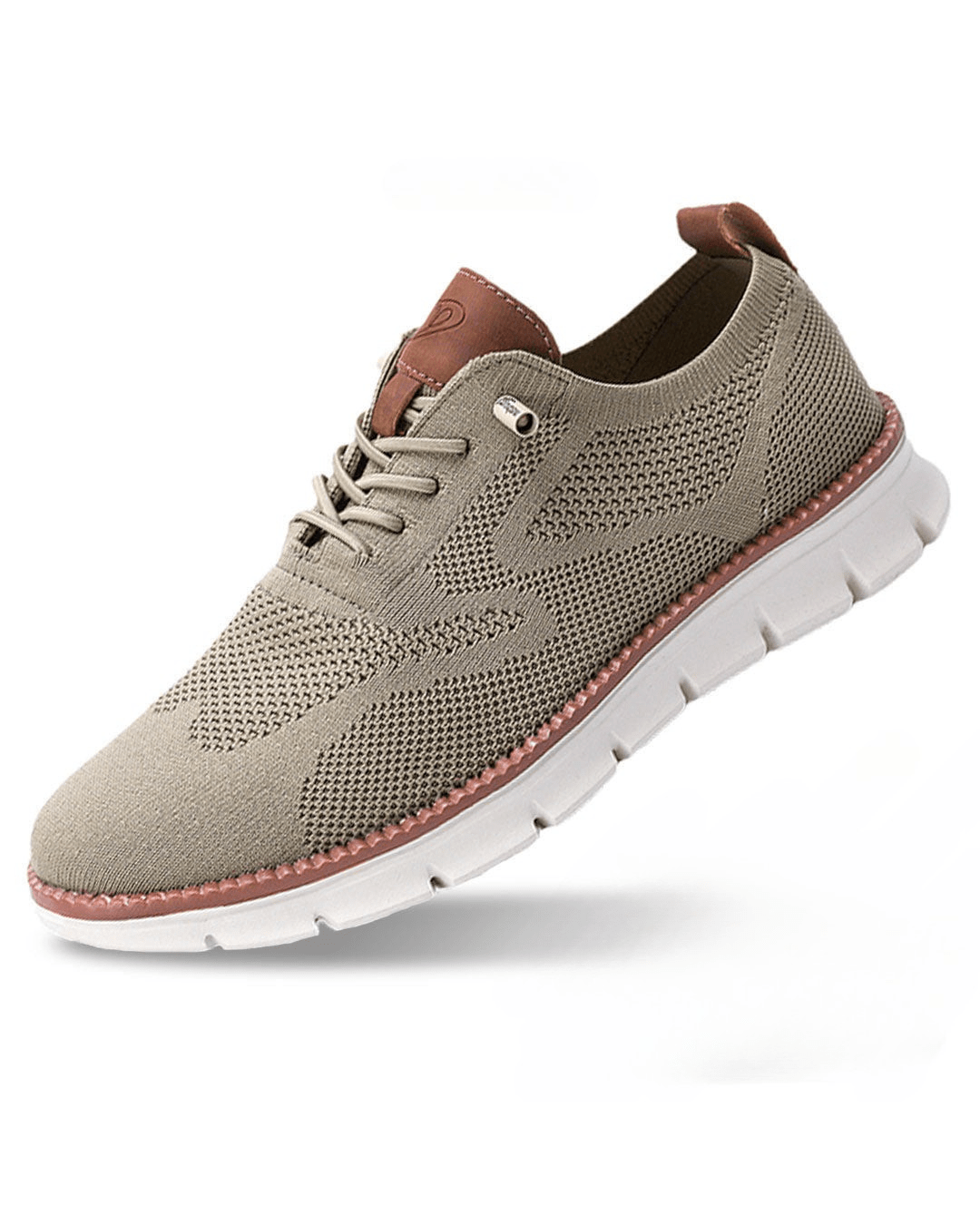 Sneakers casual da uomo in mesh traspirante con lacci, scarpe da passeggio