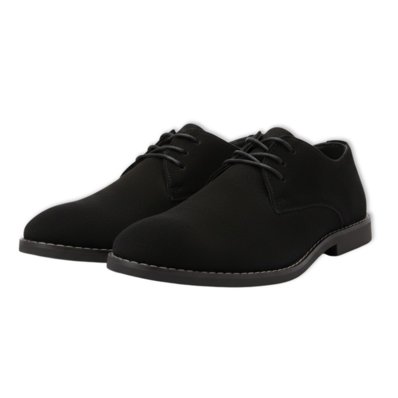 Matte Leather Derby Style Business Oxfords for Men