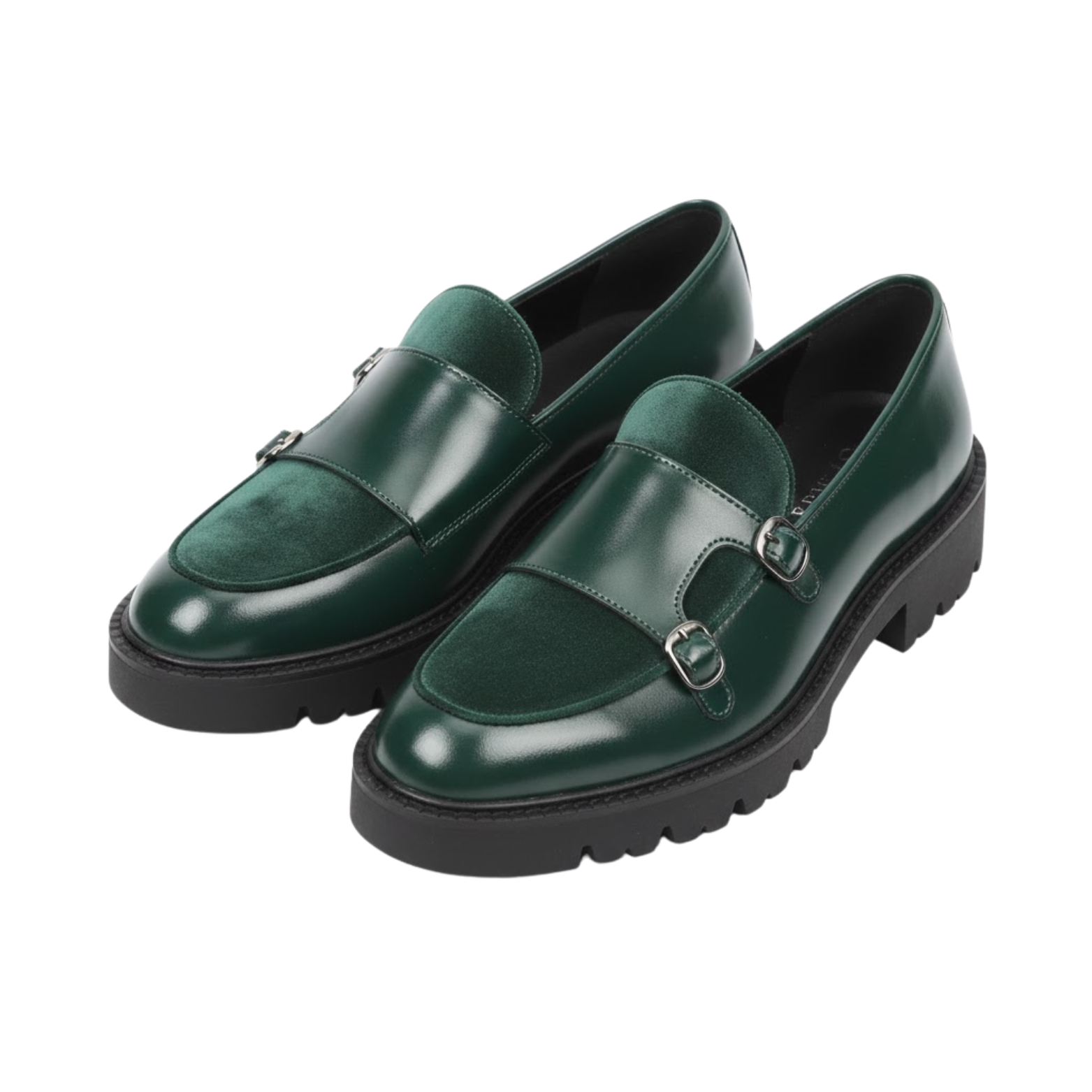 Loafers Men Leather Shoes Thick-soled British Style