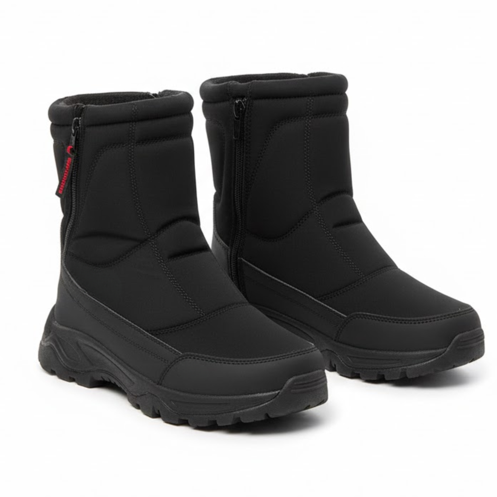 Men's Rugged Outdoor Snow Boots Waterproof Insulated Thermal Winter Footwear