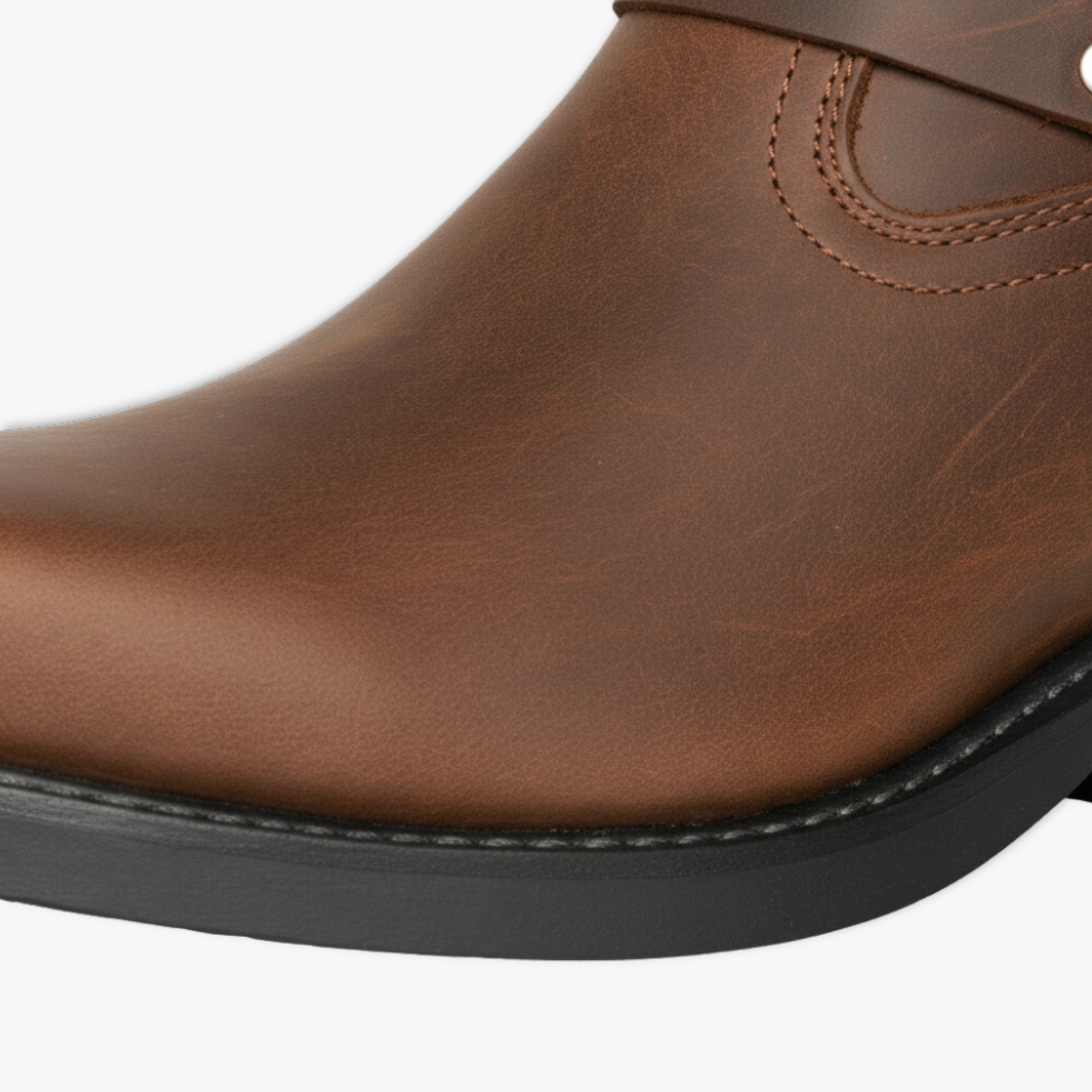 Men's Retro Western Mid Calf Cowboy Chelsea Boots