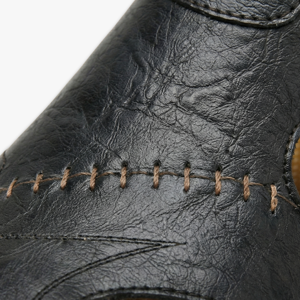 Soft Leather Slides Male Summer Beach Platform Sandals