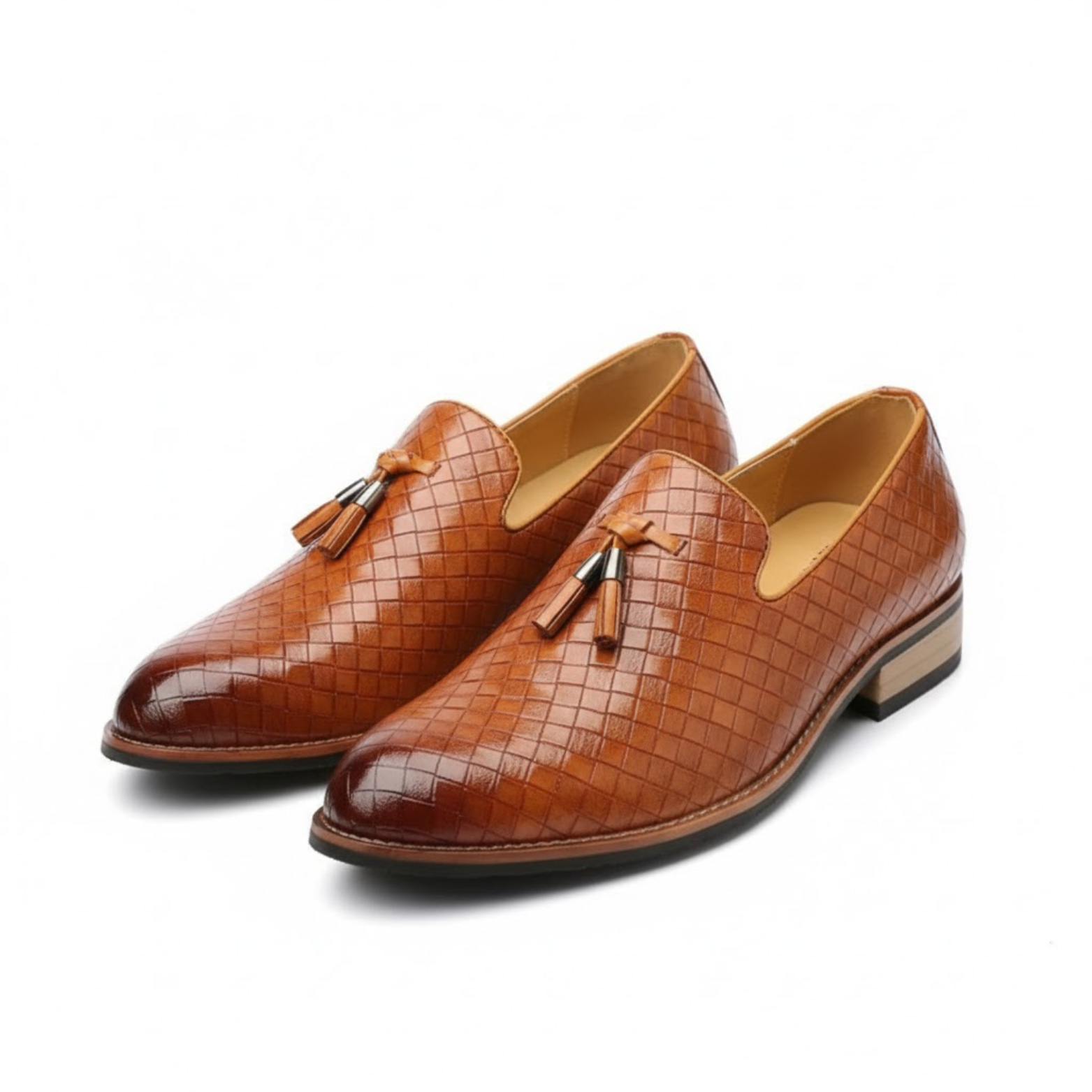 Men's Luxury Leather Slip On Driving Moccasins