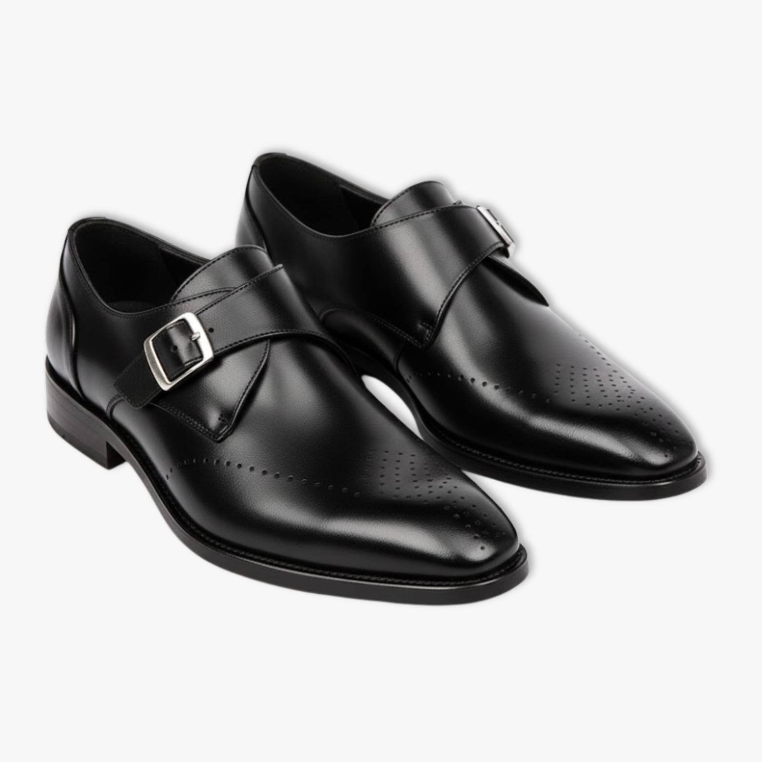Dress Leather Shoes Men Business Oxford Shoes Fashion Carved England Buckle Formal Mengke Shoe