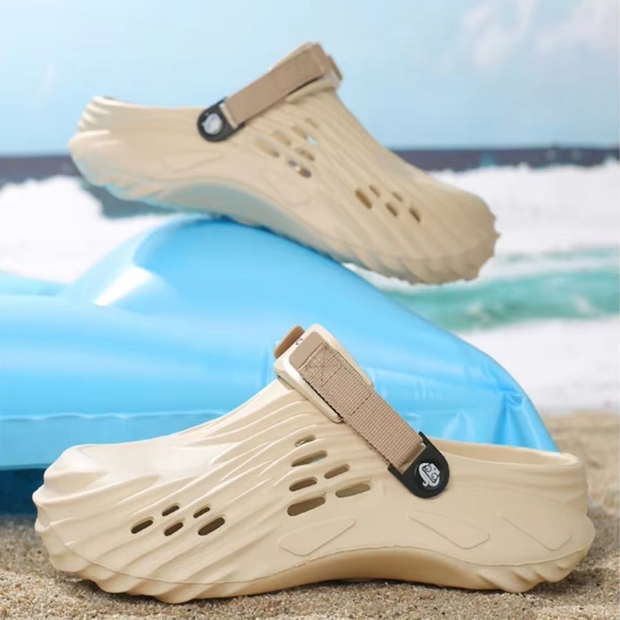 Ortopædiske haveklipklapper til mænd skridsikre letvægts sportssandaler med svangstøtte