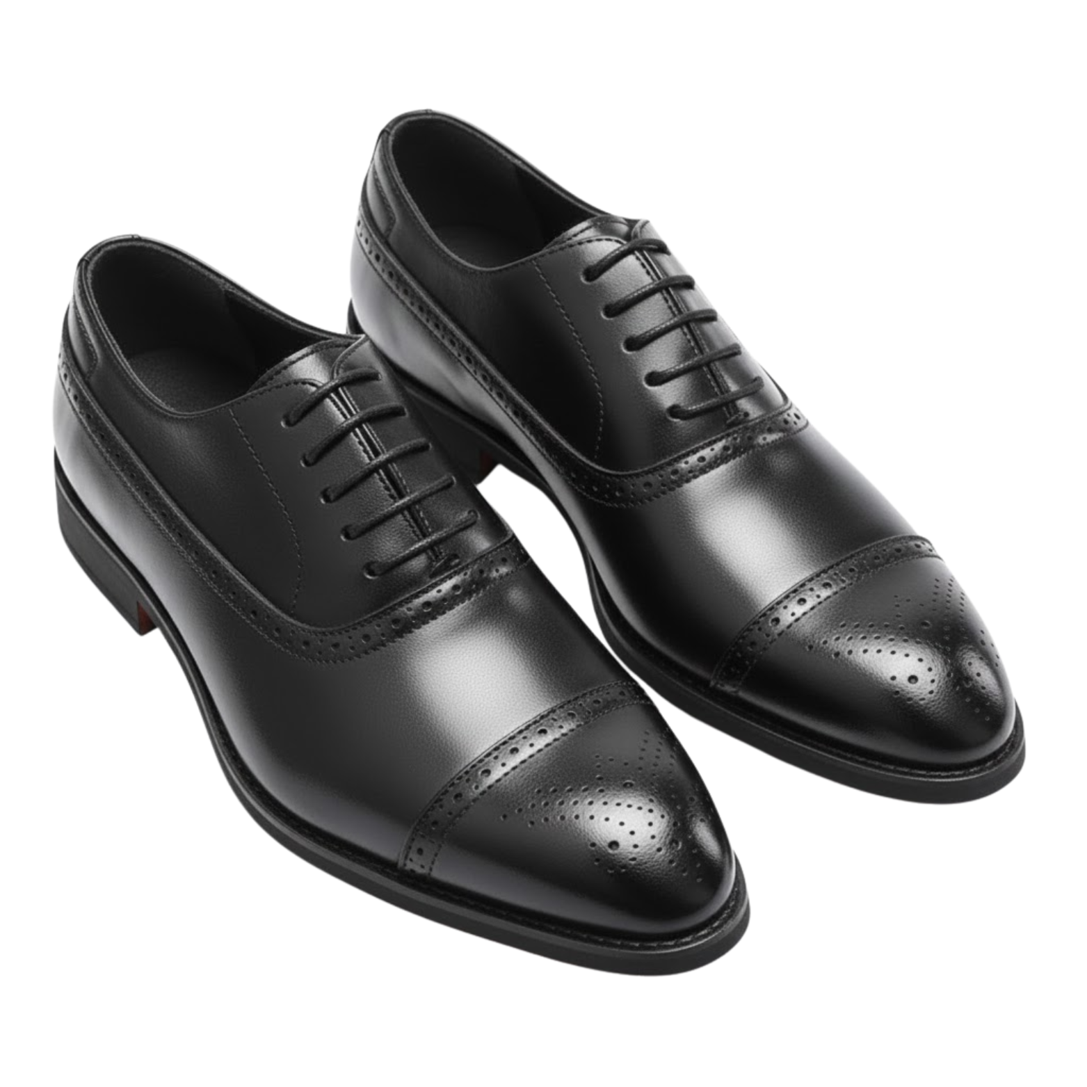 Oxfords Men Shoes Red Sole Brogue Dress Shoes