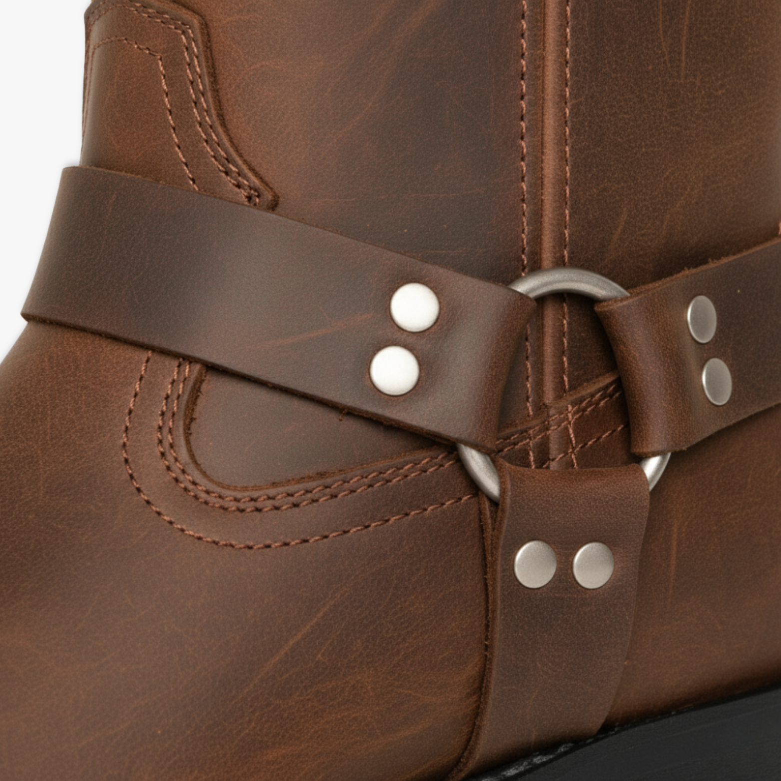 Men's Retro Western Mid Calf Cowboy Chelsea Boots