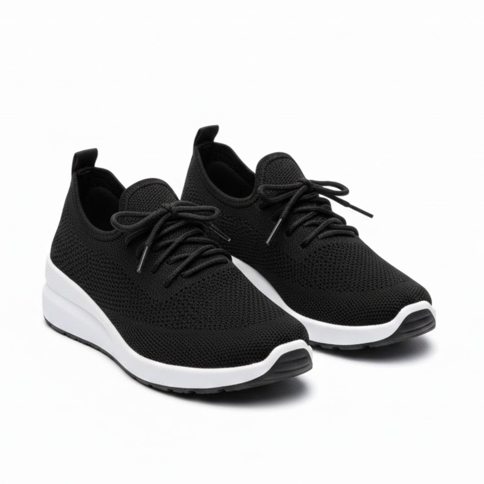 Women's Modern Breathable Mesh Wedge Sneakers Comfort Walking Slip-On Shoes
