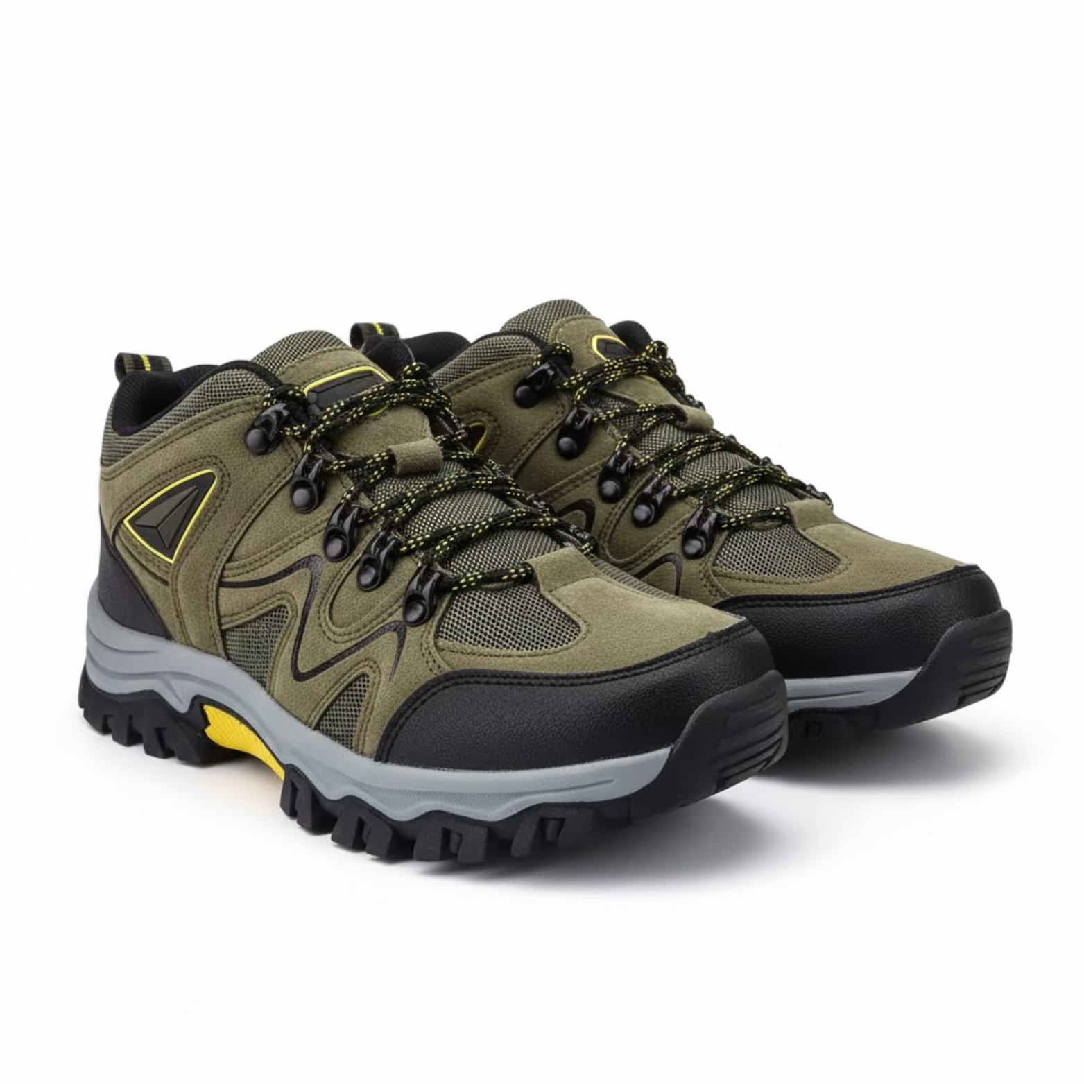 Men's All-Terrain Outdoor Sports Shoes Breathable Mesh Non-Slip Hiking and Cycling Footwear
