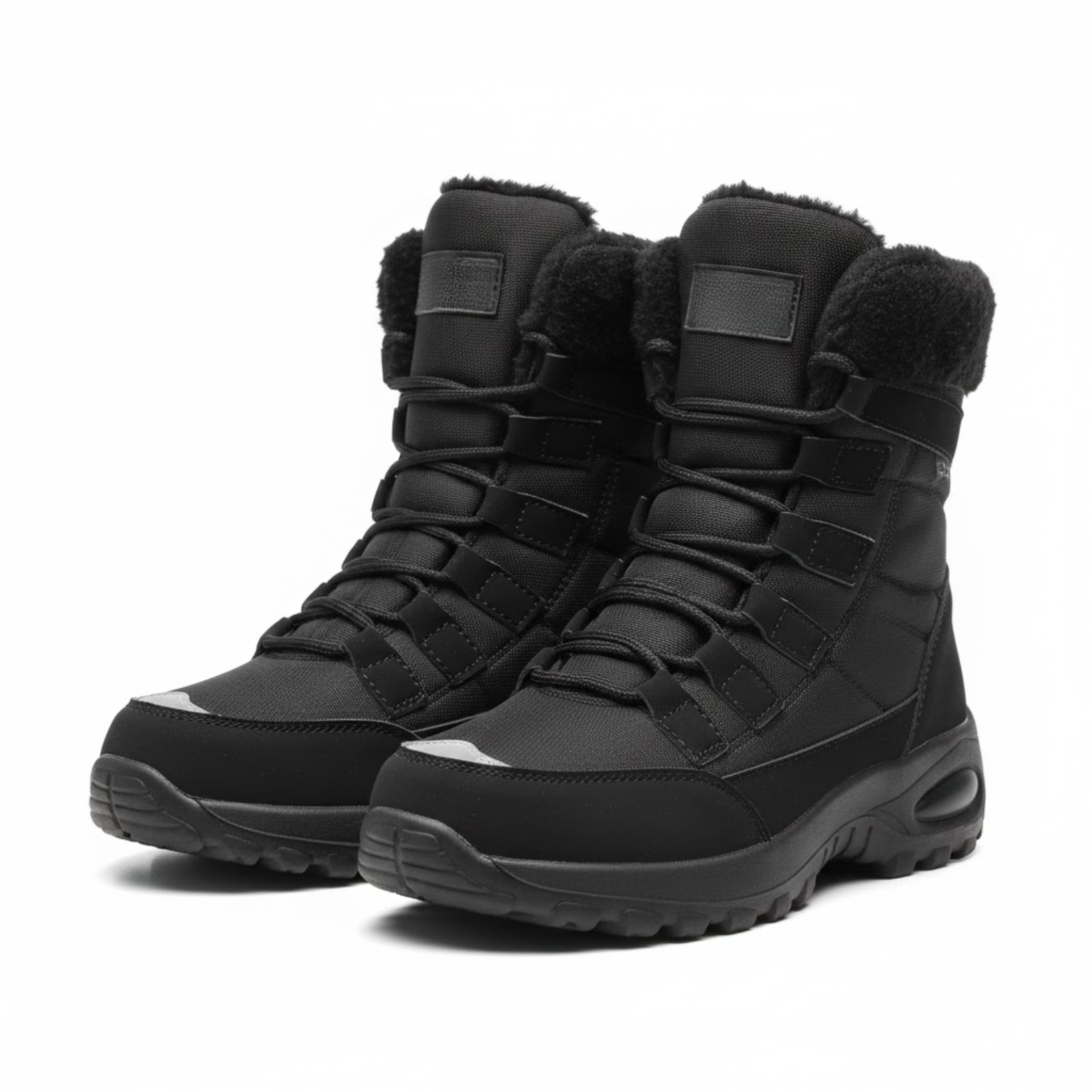 Dame Vandtætte Midt-Kalv Vinter Sne Støvler Isolerede Udendørs Vandresko