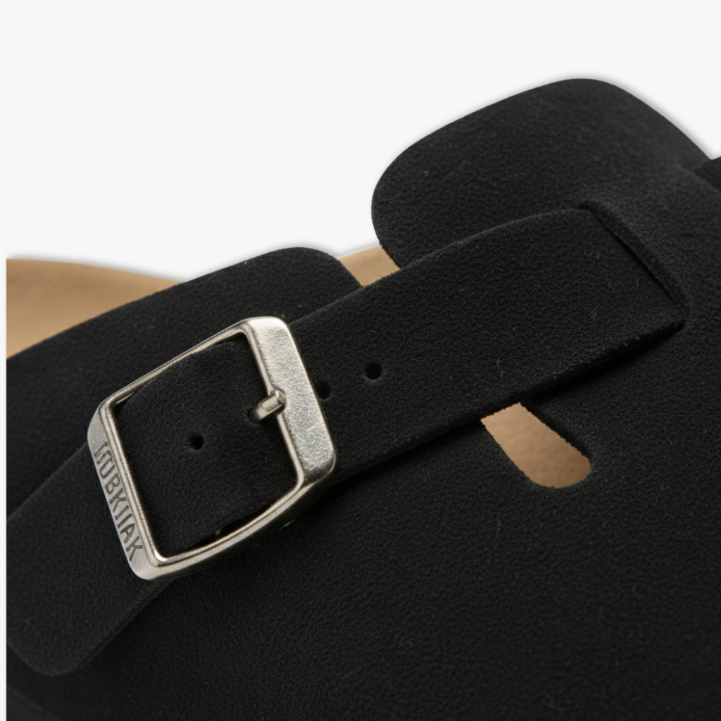 Women's Fashion Cork Suede Mules Slippers