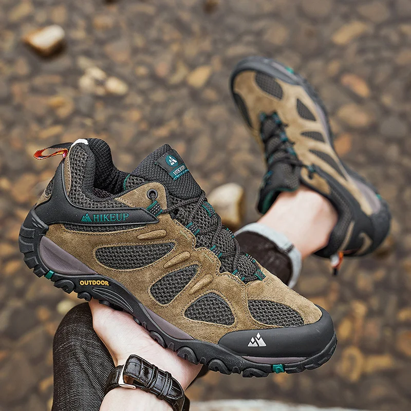 Unisex Hiking Shoes Breathable Mesh Outdoor Trail Sneakers