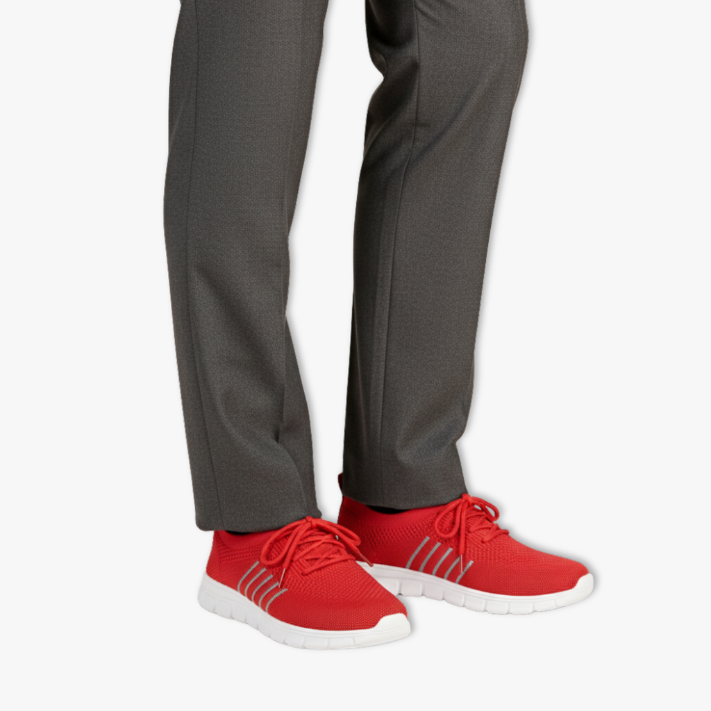 Women's Mesh Slip-on Platform Running Sneakers