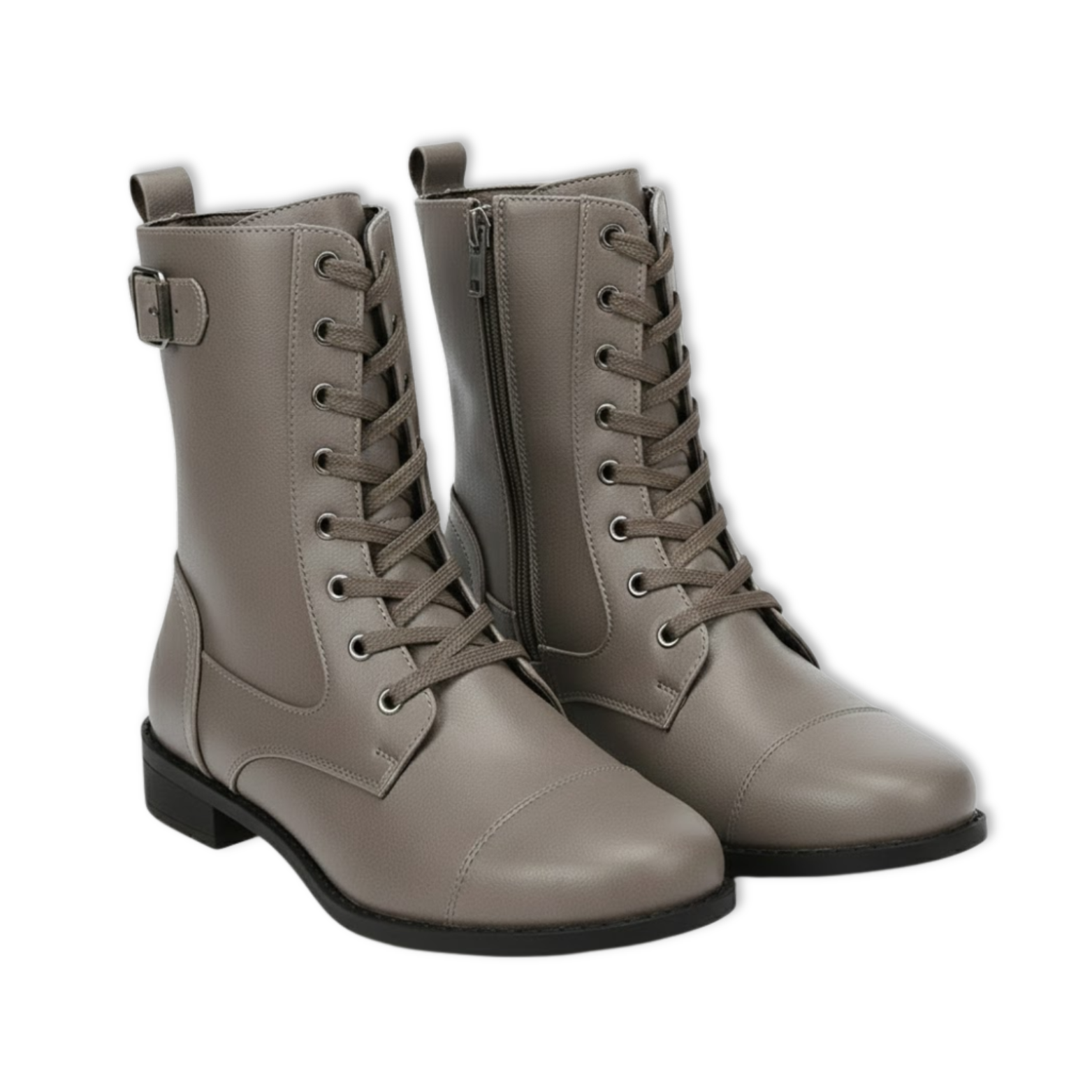 Retro Boots Women Short Thick Heel Knight Boots