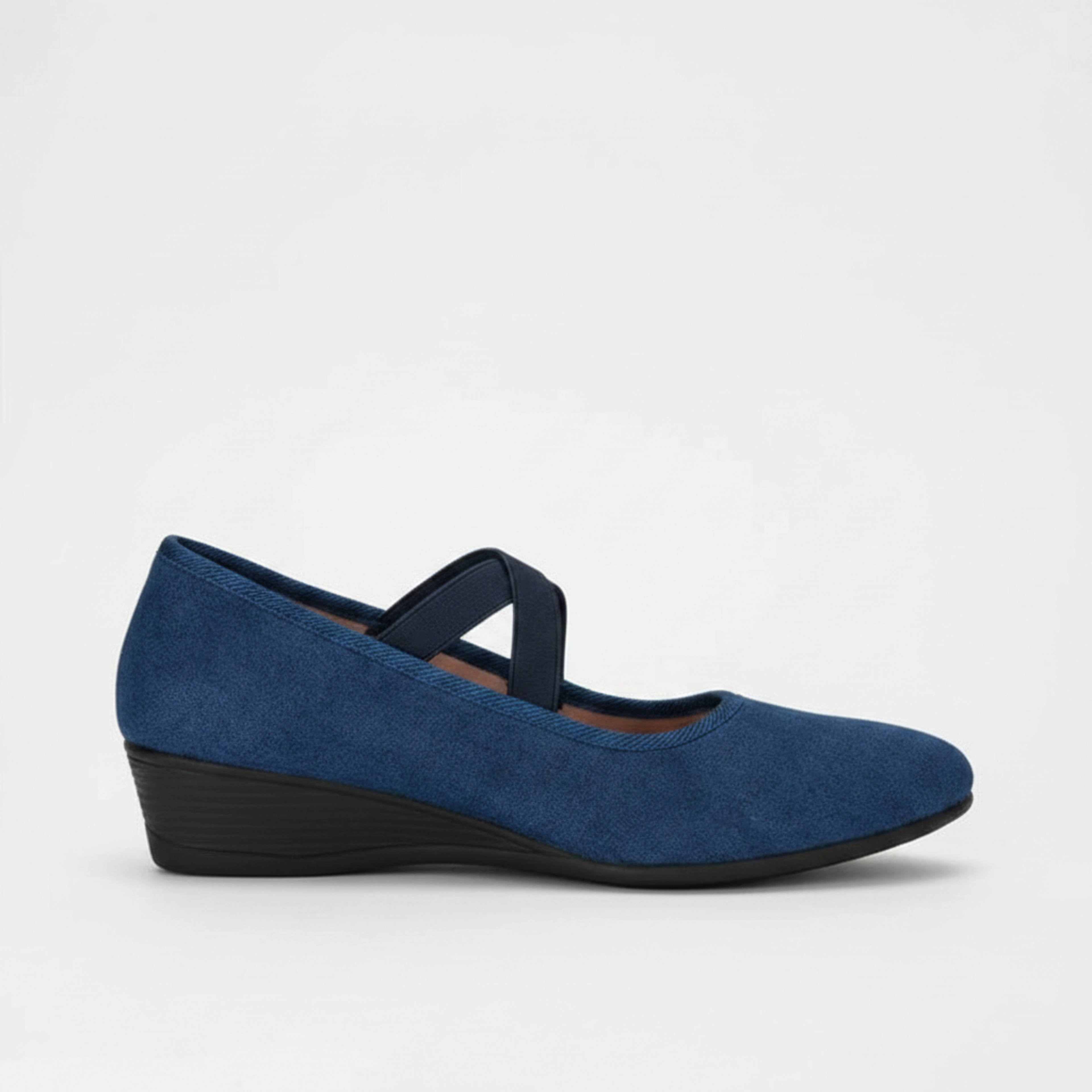 Ballerines orthopédiques en velours pour femmes style Mary Jane