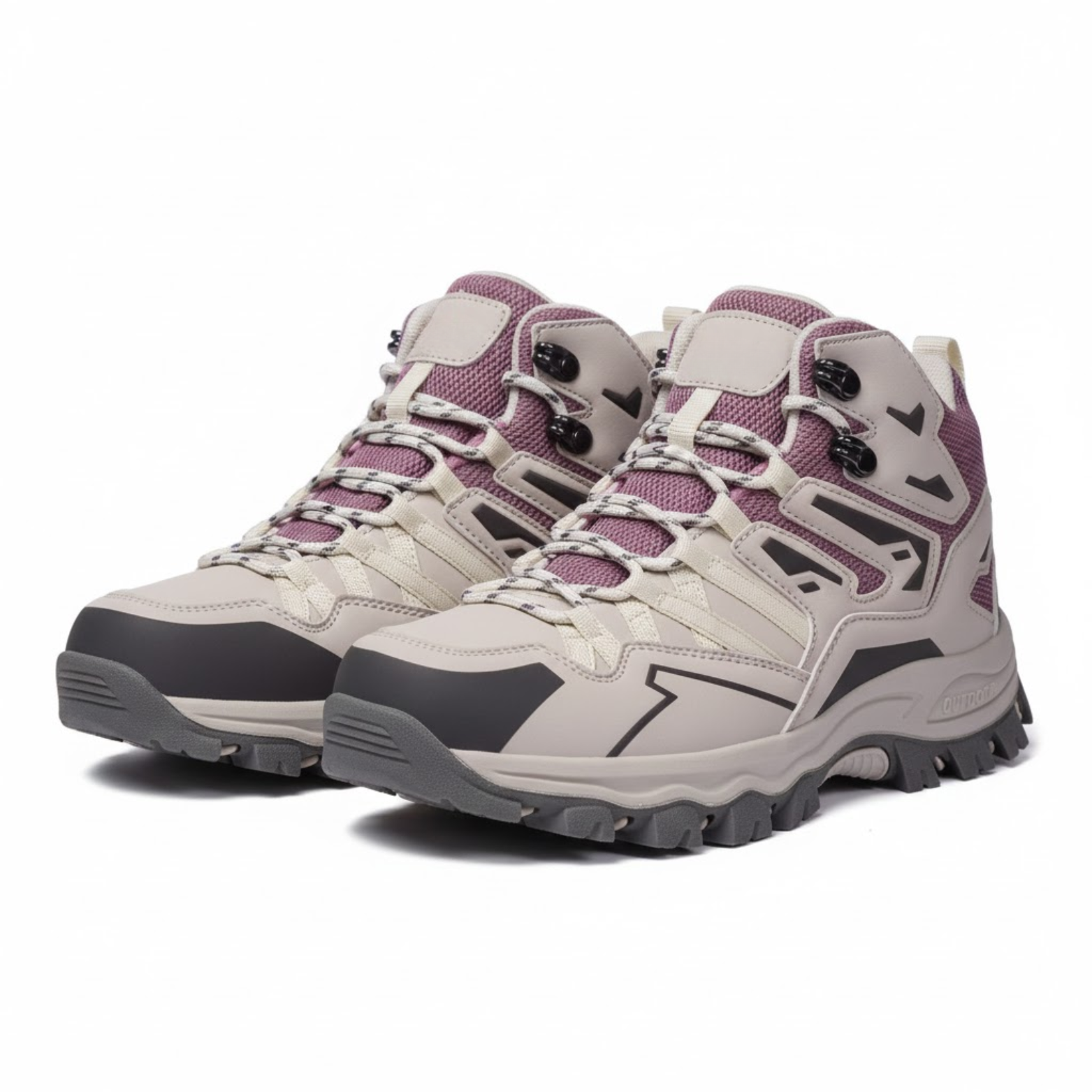 Dame Høje Vinter Vandrestøvler Regntætte Plus Fløjl Varme Skridsikre Udendørs Sko