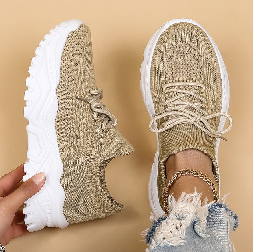 Zapatillas ortopédicas para mujer, elásticas, sin cordones, transpirables