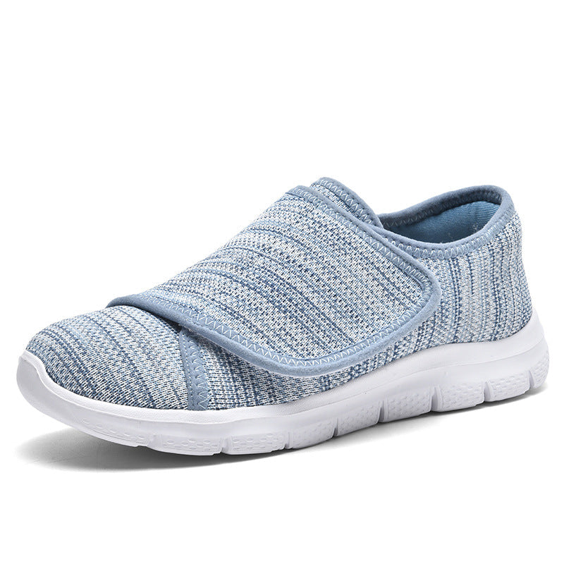 Chaussures orthopédiques de marche pour diabétiques femmes avec largeur large et bride réglable
