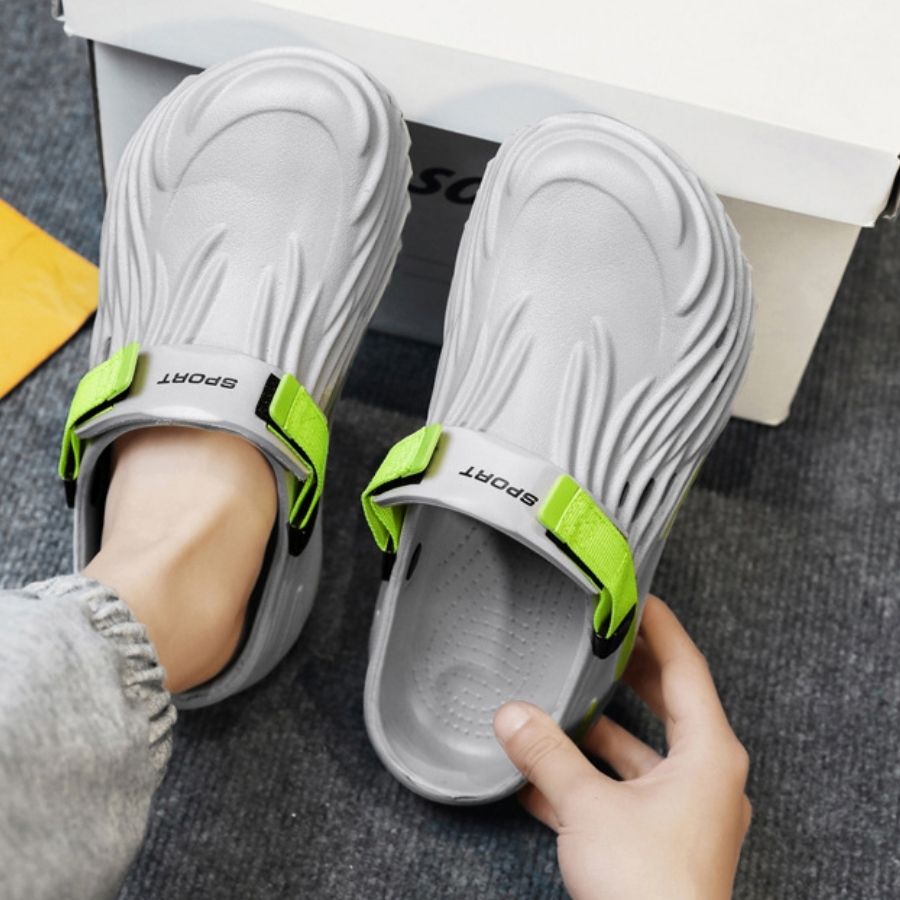 Sabots orthopédiques de jardin pour hommes, sandales sportives légères antidérapantes avec soutien de la voûte plantaire