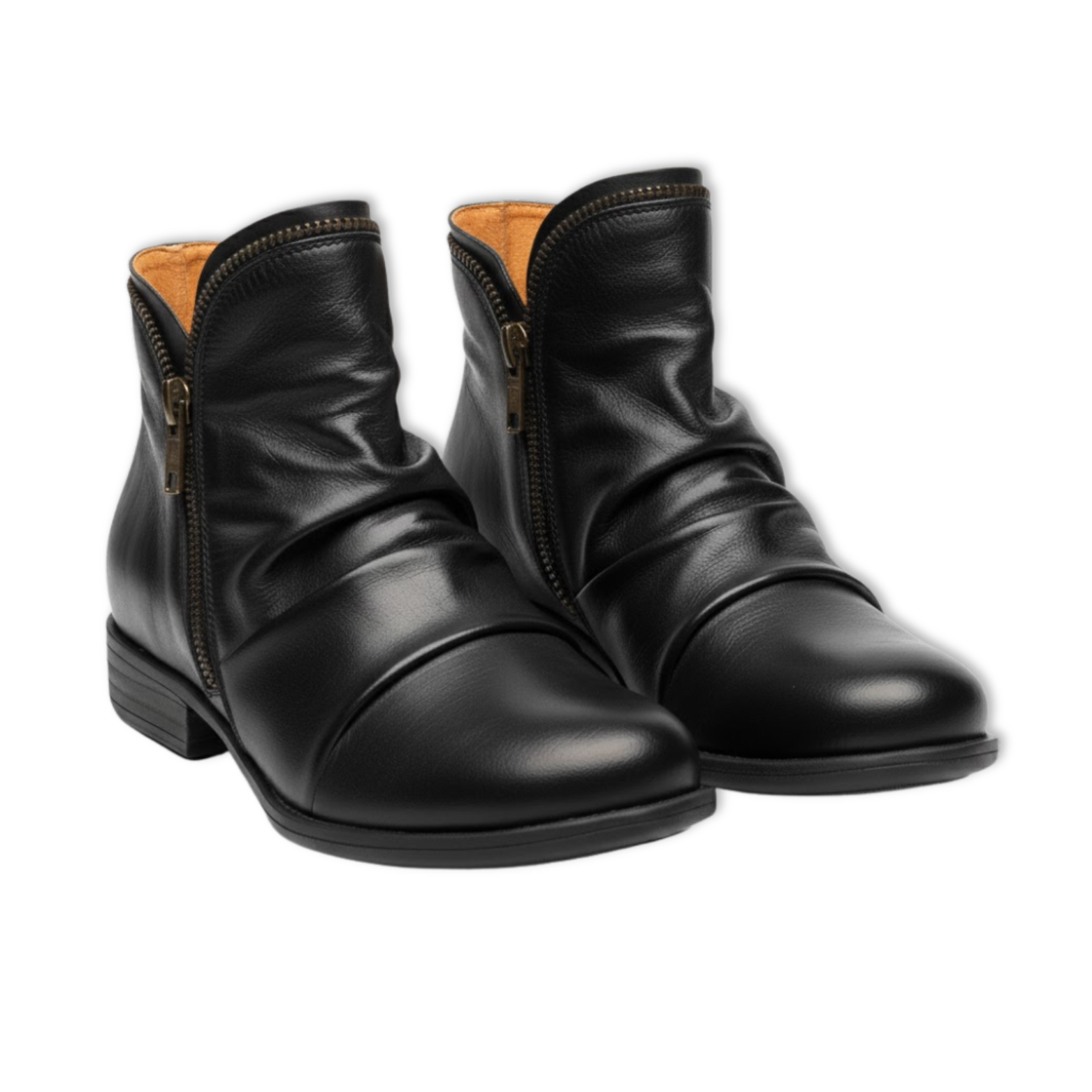 Trendy Purple Women's Leather Ankle Boots