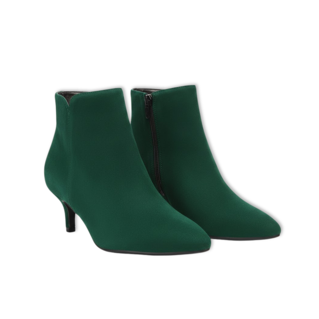 New Heel Women Boots Ankle Boots Pointed Toe Thin Heel