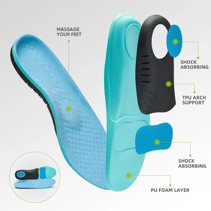 Chaussures orthopédiques de randonnée pour hommes en cuir suédé imperméable avec soutien de la voûte plantaire