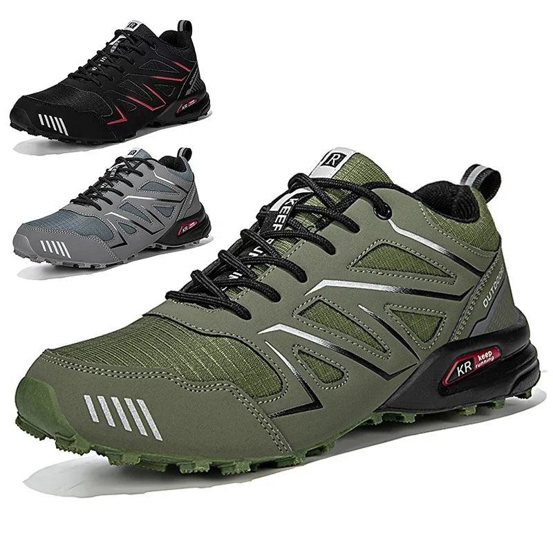 Scarpe da trekking ortopediche impermeabili da uomo, antiscivolo per escursioni all'aperto