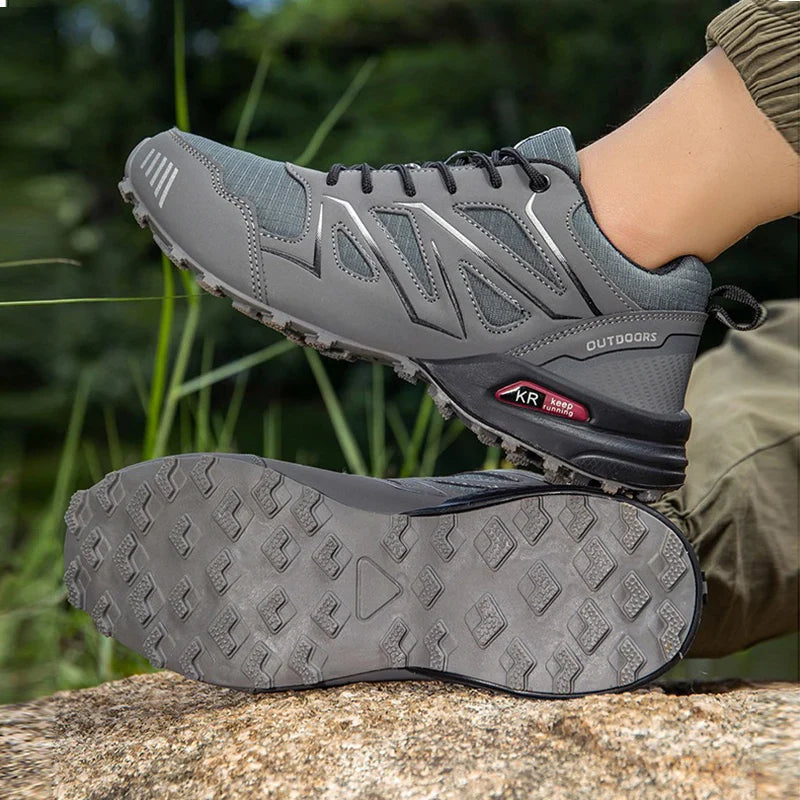 Scarpe da trekking ortopediche impermeabili da uomo, antiscivolo per escursioni all'aperto