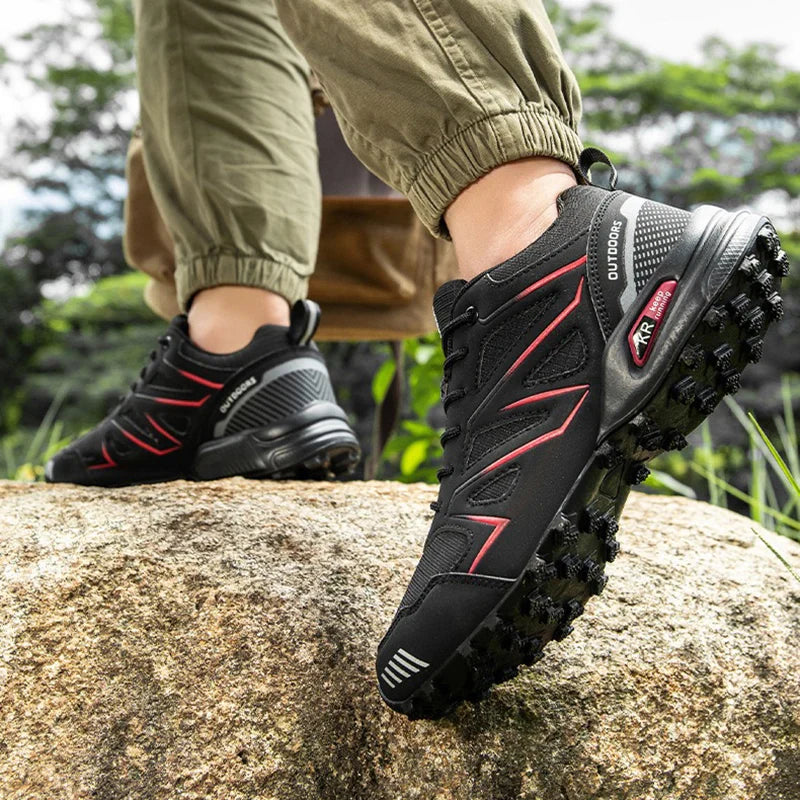 Scarpe da trekking ortopediche impermeabili da uomo, antiscivolo per escursioni all'aperto