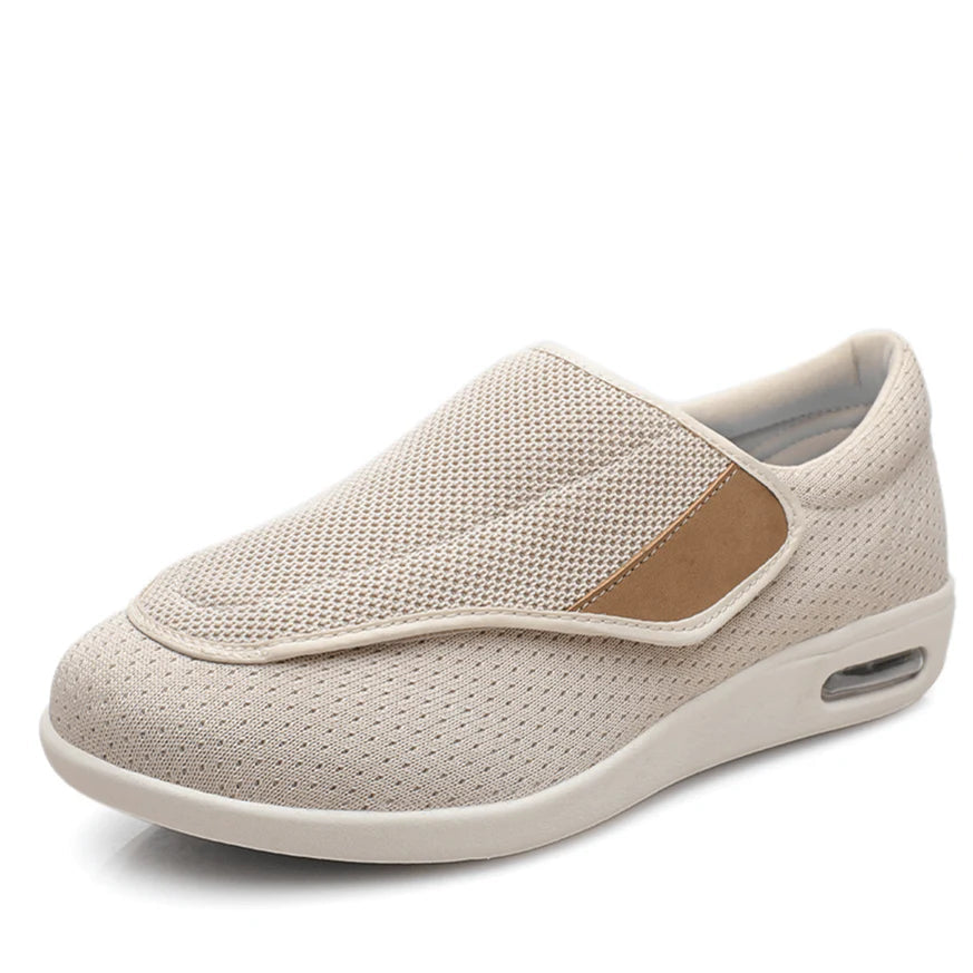 Orthopedic Diabetic Walking Shoes for Wide Feet with Adjustable Hook and Loop