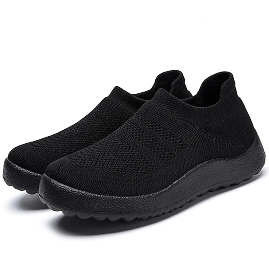 Women's Slip-On Mesh Walking Shoes Lightweight Breathable Comfort Casual Sneakers