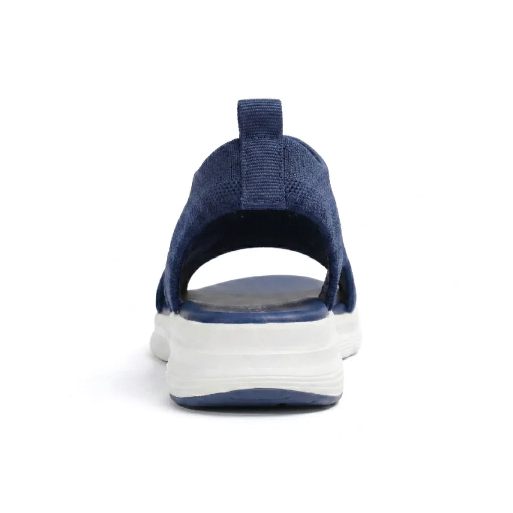 Sandali ortopedici con zeppa da donna, scarpe slip-on in mesh