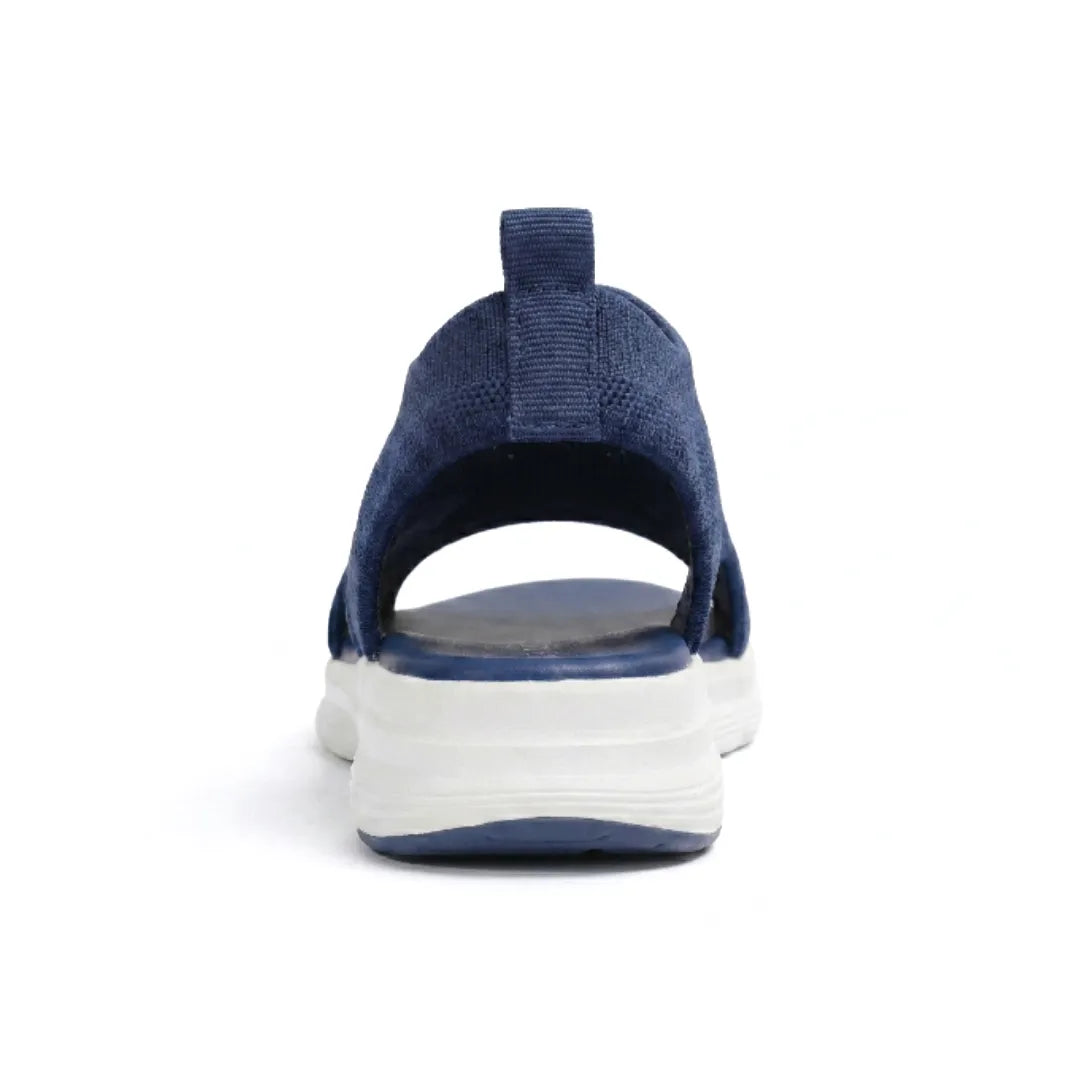 Sandali ortopedici con zeppa da donna, scarpe slip-on in mesh