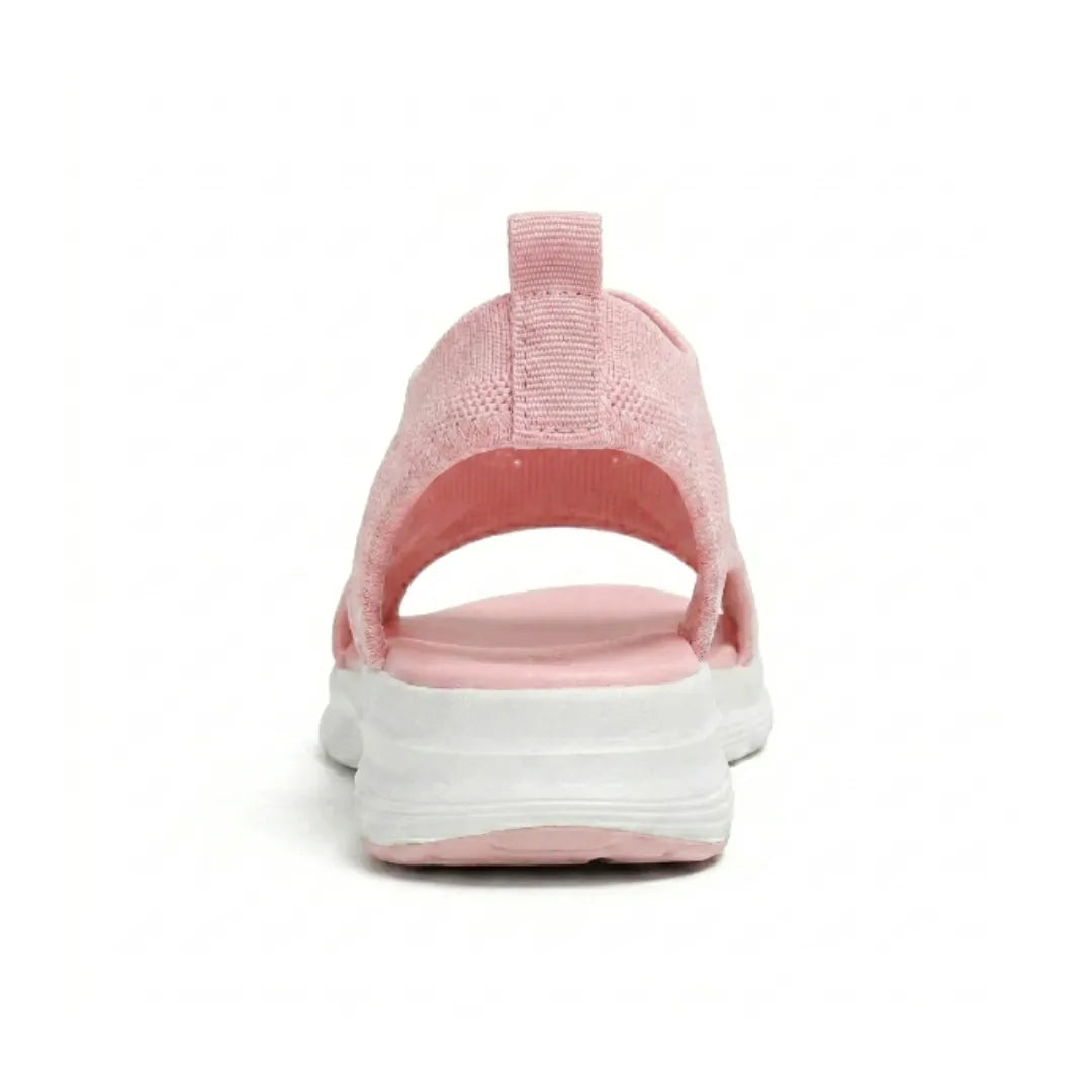 Sandali ortopedici con zeppa da donna, scarpe slip-on in mesh