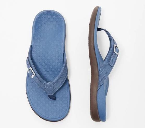 Tongs orthopédiques pour femmes, sandales confortables à bride entre les orteils avec soutien de la voûte plantaire