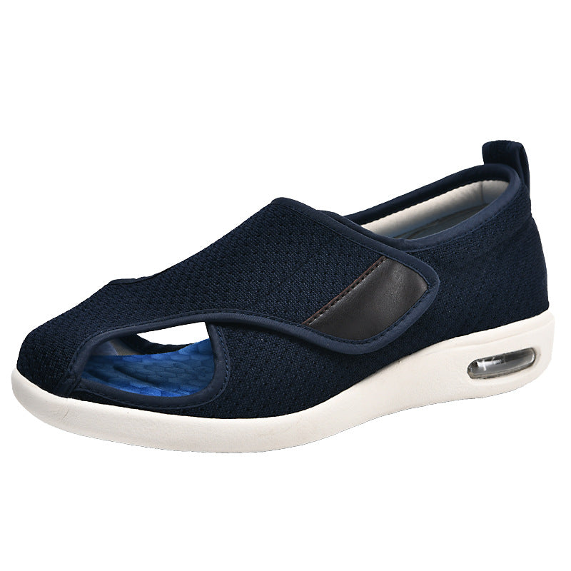 Chaussures orthopédiques pour femmes avec embout extra large et semelle à coussin d'air