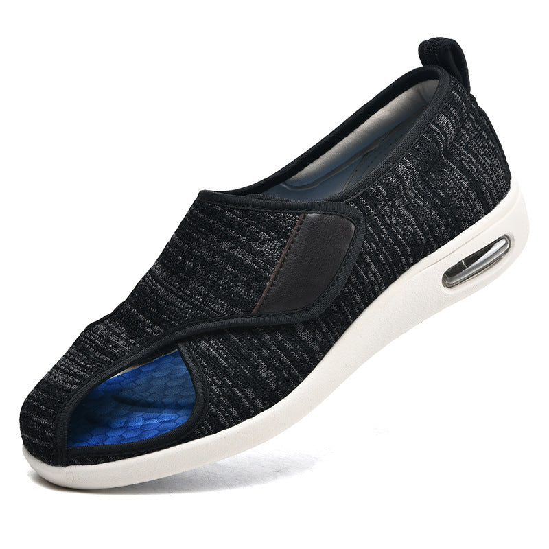 Chaussures orthopédiques pour femmes avec embout extra large et semelle à coussin d'air