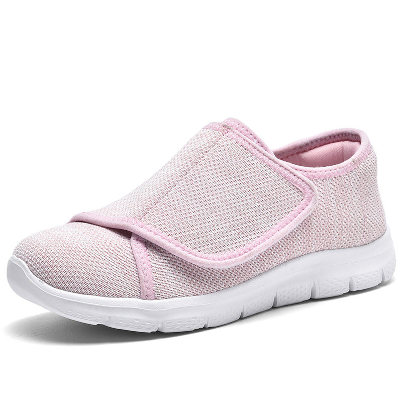 Chaussures orthopédiques de marche pour diabétiques femmes avec largeur large et bride réglable