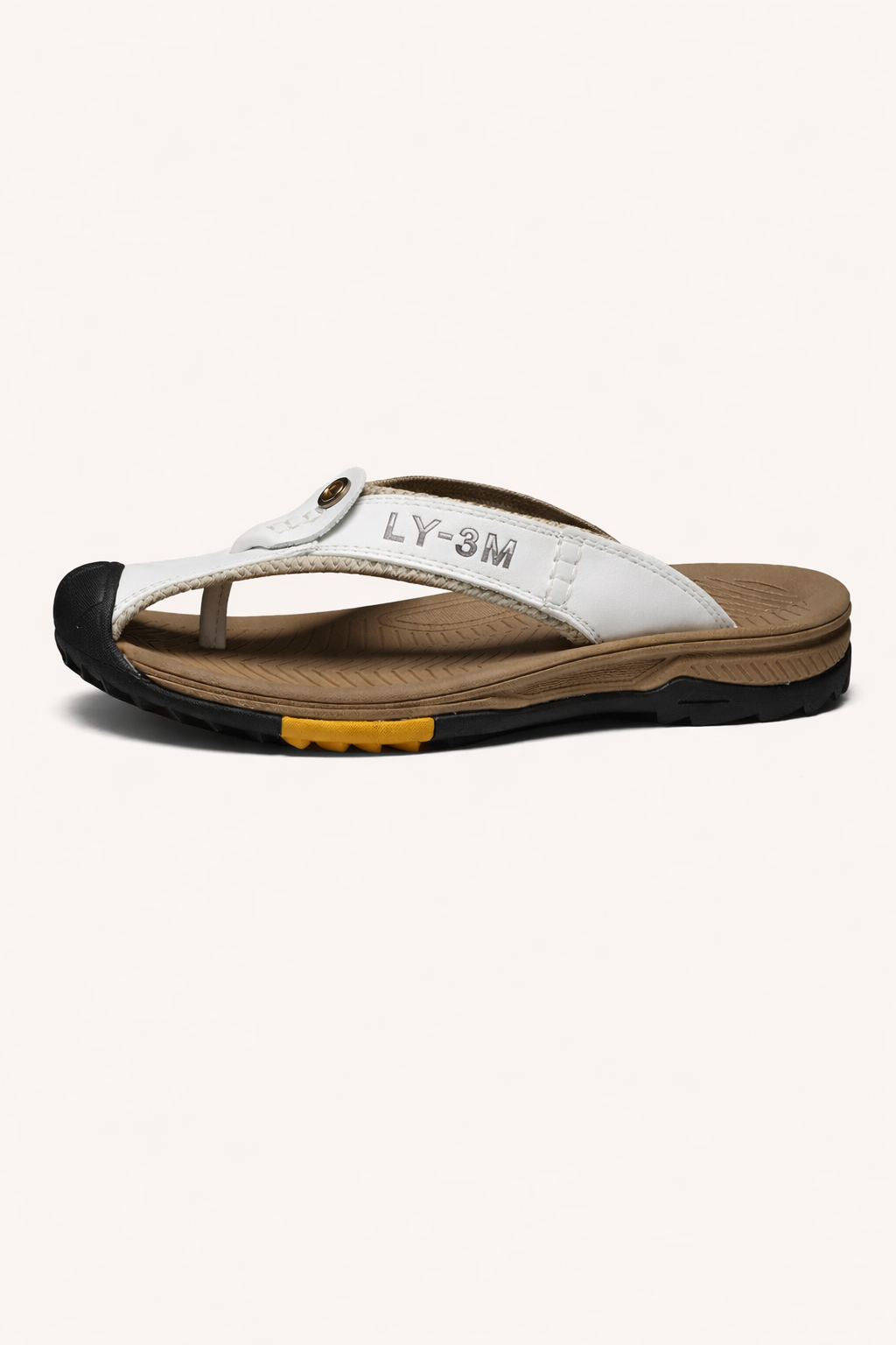 Chanclas para hombre con suela antideslizante y diseño de tira entre los dedos para verano