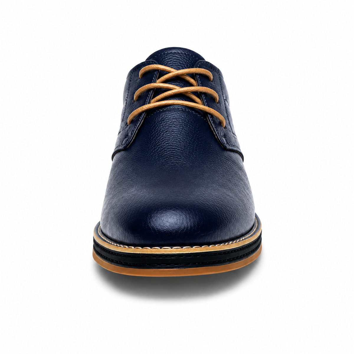 Men's Comfort Genuine Leather Lace-Up Shoes – Handmade Construction, Breathable Upper