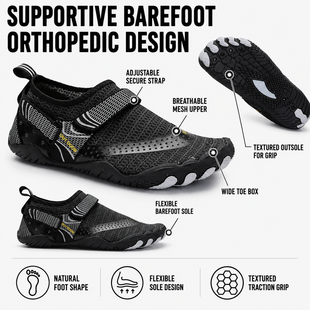 Unisex Barefoot Orthopedic Water Shoes Running Aqua Footwear