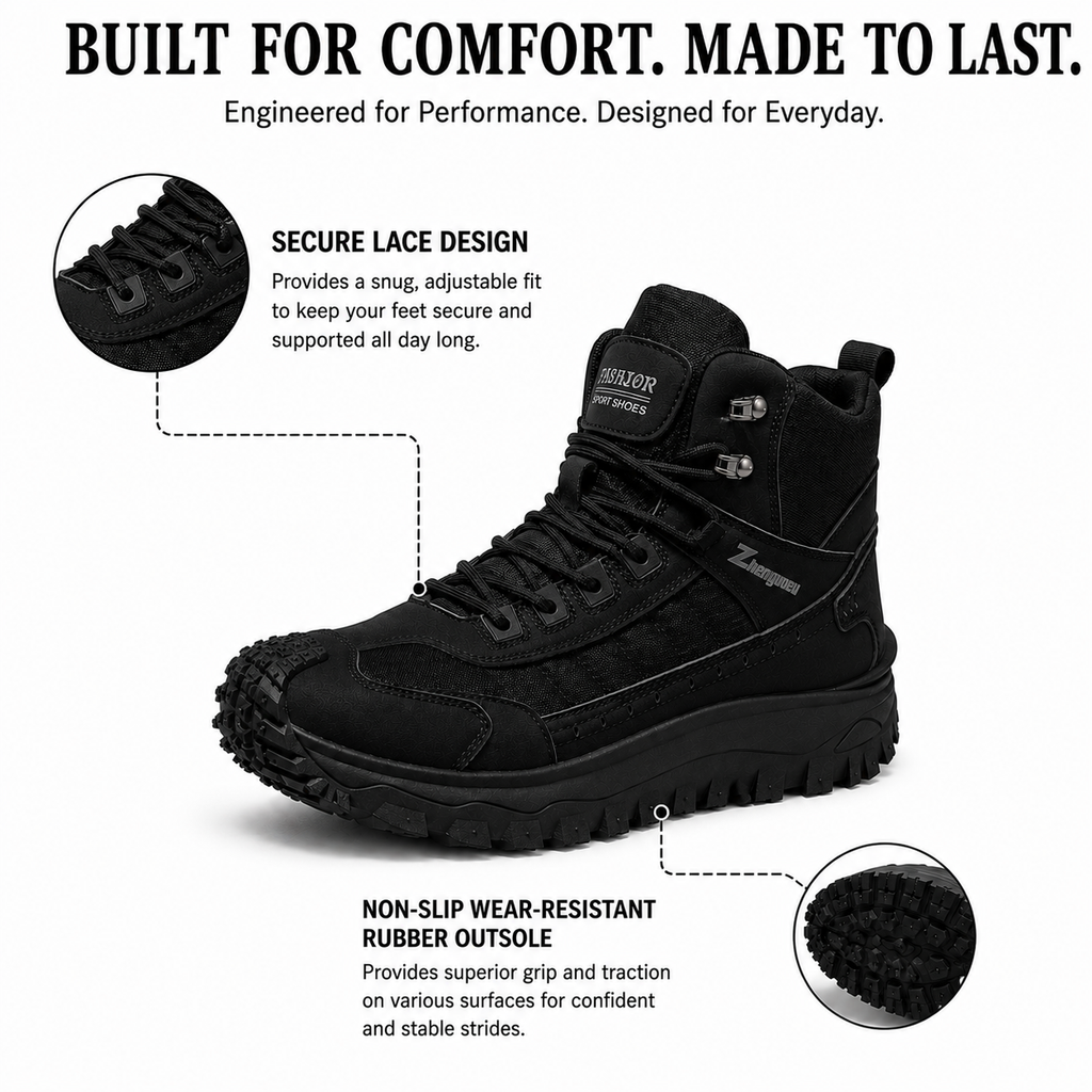 Men’s Orthopedic Running Shoes – Lightweight, Breathable & Non-Slip Outdoor Sports Sneakers