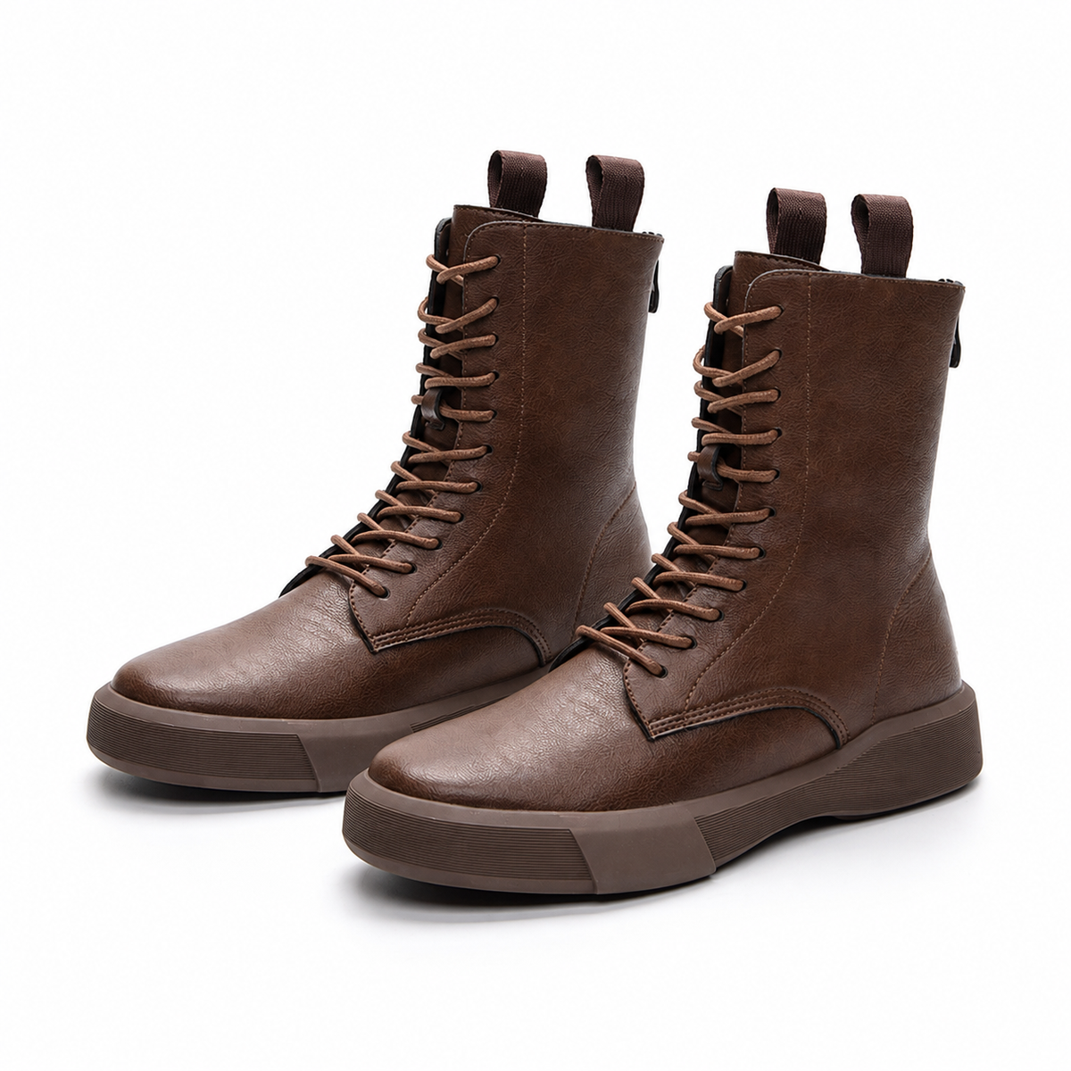 DRKANOL Women Genuine Leather Short Boots Retro Handmade Winter Warm Flats Ankle Boots
