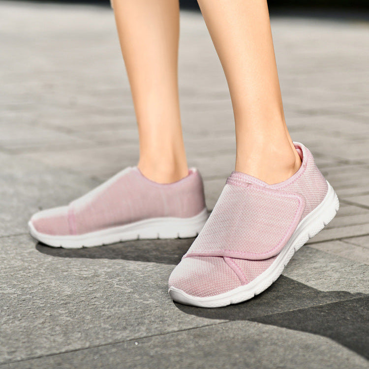 Scarpe ortopediche da passeggio per diabetiche donna con larghezza ampia e cinturino regolabile