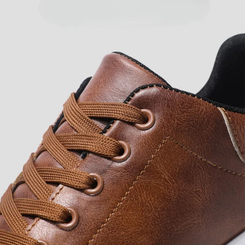 Adidași confortabili pentru bărbați din pânză – branț căptușit, design cu talpă exterioară din cauciuc durabil