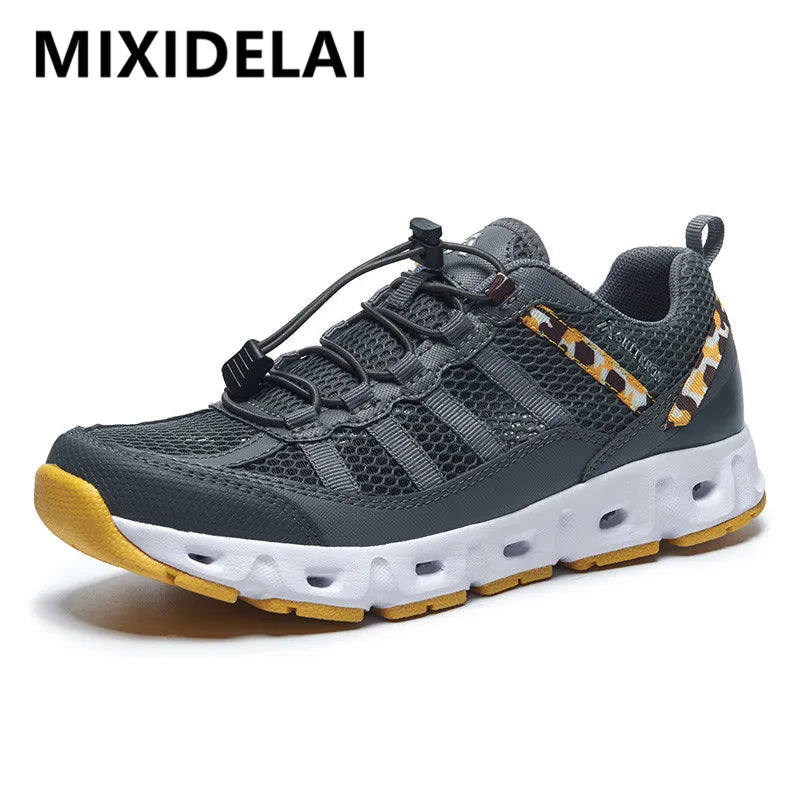 Men's Casual Shoes Breathable Mesh Lace Up Sneakers