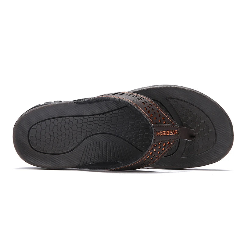 Men's Flip Flops Outdoor Casual Flat Beach Shoes