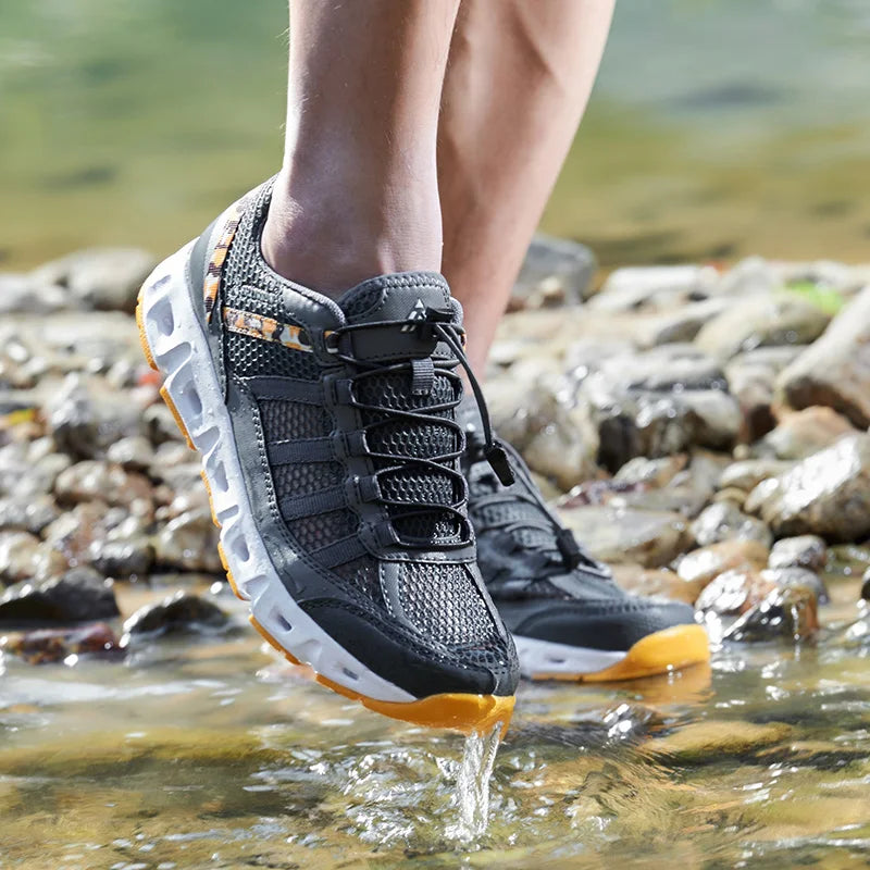 Men's Casual Shoes Breathable Mesh Lace Up Sneakers