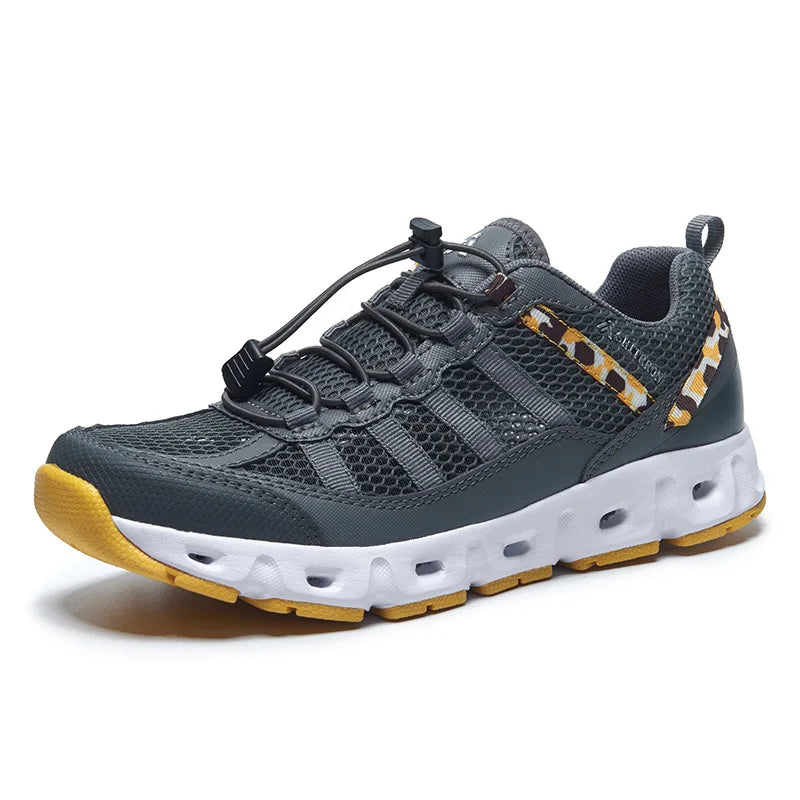 Men's Casual Shoes Breathable Mesh Lace Up Sneakers