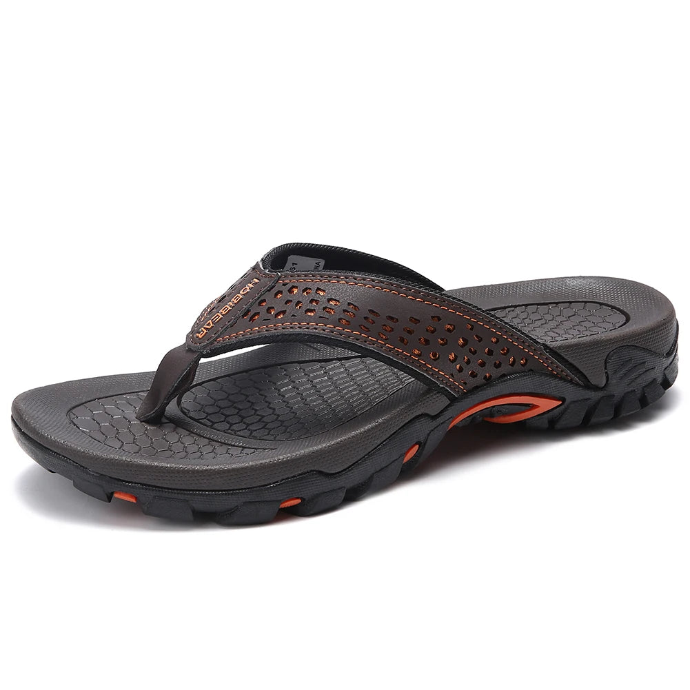 Men's Flip Flops Outdoor Casual Flat Beach Shoes